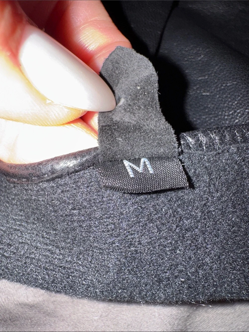 Michael Kors Black Quilted Leather Gloves with Gold Lock Detail